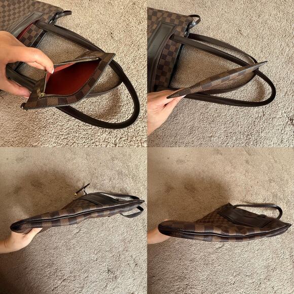 Authentic Louis Vuitton Damier tote bag and second bag - Picture 8 of 8